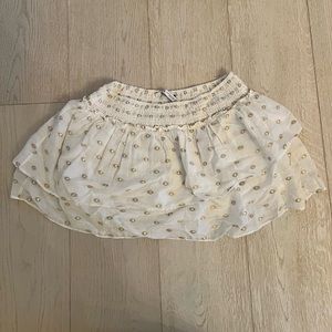 White zara skirt
